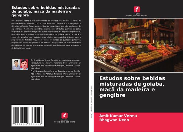 Produktbild: Estudos sobre bebidas misturadas de goiaba, ma&ccedil;&atilde; da madeira e gengibre