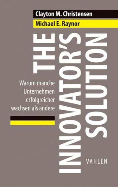 Book cover of The Innovator's Solution