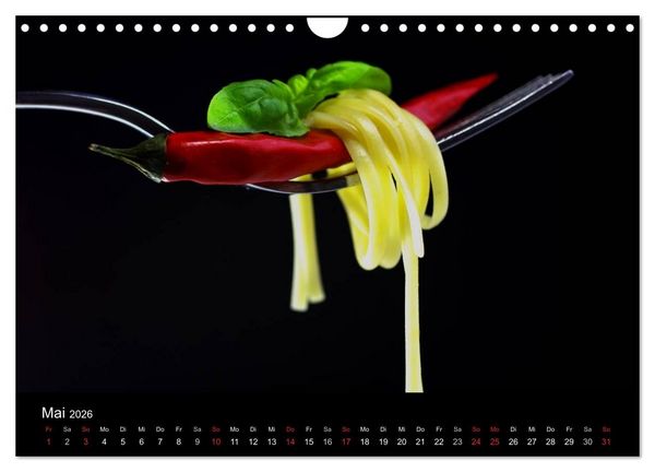 Produktbild: Pasta Kreationen (Wandkalender 2026 DIN A4 quer), CALVENDO Monatskalender