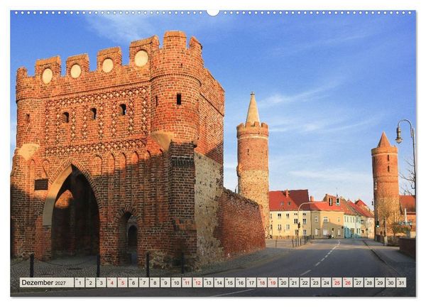 Produktbild: J&uuml;terbog &ndash; Backsteingotik und Wehrt&uuml;rme (Wandkalender 2027 DIN A2 quer), CALVENDO Monatskalender