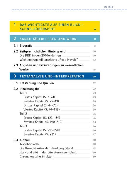 Produktbild: Nach vorn, nach S&uuml;den von Sarah J&auml;ger - Textanalyse und Interpretation
