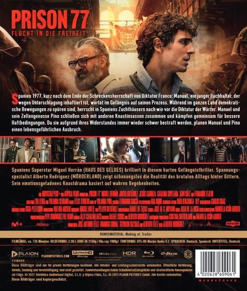 Produktbild: Prison 77 - Flucht in die Freiheit (4K Ultra HD) (+ Blu-ray)