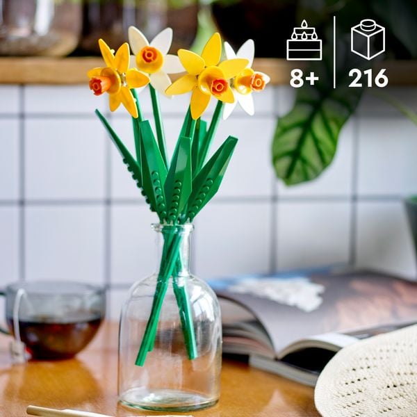 Produktbild: LEGO Botanicals Narzissen - Kunstblumen - Kinderzimmer-Deko 40747