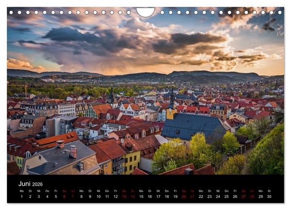 Produktbild: Rudolstadt bei Tag und Nacht (Wandkalender 2026 DIN A4 quer), CALVENDO Monatskalender