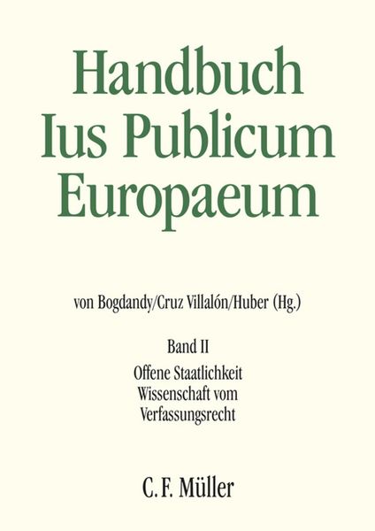 Produktbild: Handbuch Ius Publicum Europaeum