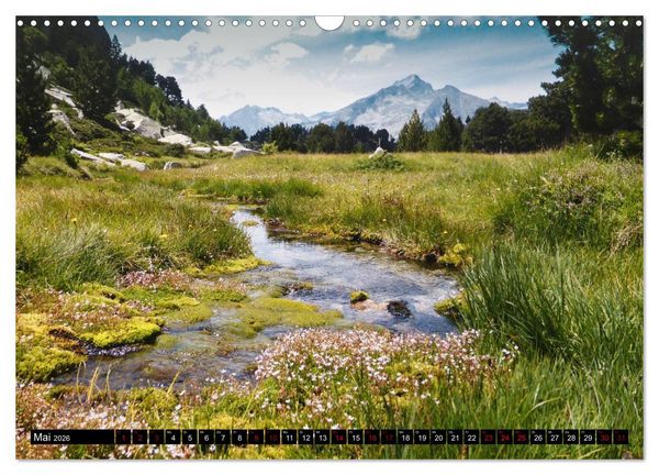 Produktbild: Zauber der Pyren&auml;en - Wandern in den &ouml;stlichen Pyren&auml;en (Wandkalender 2026 DIN A3 quer), CALVENDO Monatskalender