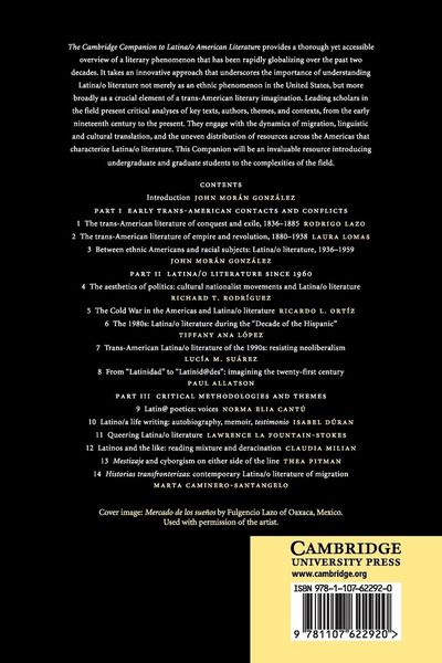 Produktbild: The Cambridge Companion to Latina/o American Literature