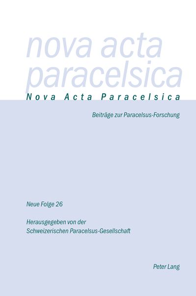 Produktbild: Nova Acta Paracelsica 26/2013 2014