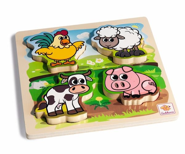 Produktbild: Eichhorn F&uuml;hl-Puzzle mit Stoff, 5-tlg. 100003687