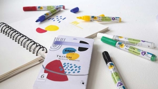 Produktbild: KREUL Triton Acrylic Marker edge 6er Set