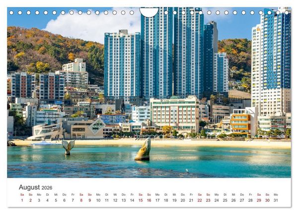 Produktbild: Busan - Hafenstadt in S&uuml;dkorea (Wandkalender 2026 DIN A4 quer), CALVENDO Monatskalender