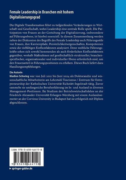 Produktbild: Female Leadership in Branchen mit hohem Digitalisierungsgrad