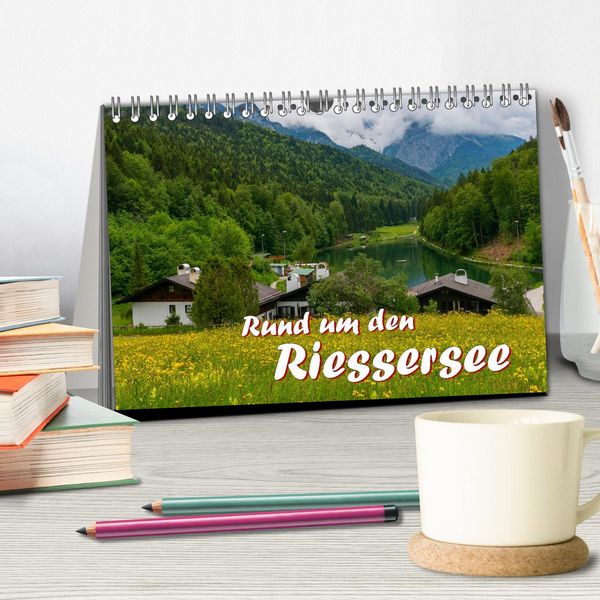 Produktbild: Rund um den Riessersee (Tischkalender 2026 DIN A5 quer), CALVENDO Monatskalender
