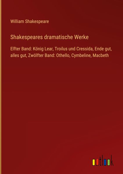 Produktbild: Shakespeares dramatische Werke