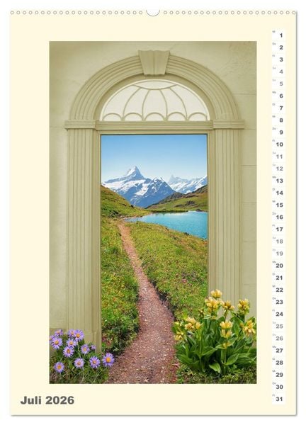 Produktbild: Das Tor zur Natur 2026 (hochwertiger Premium Wandkalender 2026 DIN A2 hoch), Kunstdruck in Hochglanz