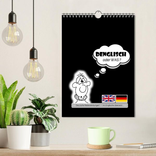 Produktbild: DENGLISCH oder was? (Wandkalender 2026 DIN A4 hoch), CALVENDO Monatskalender