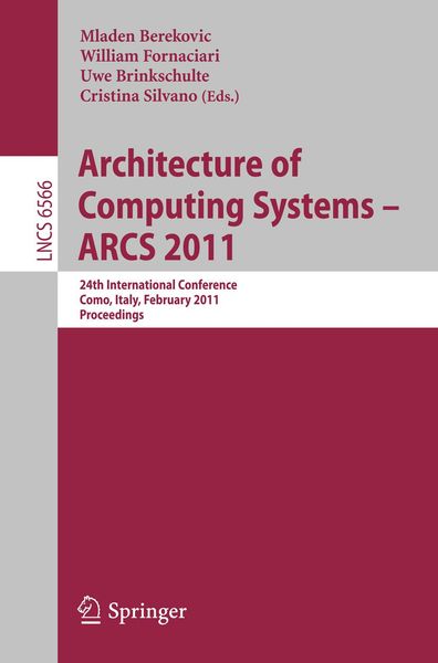 Produktbild: Architecture of Computing Systems - ARCS 2011