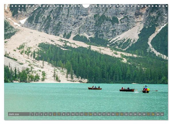 Produktbild: Boote mit Kulisse (Wandkalender 2026 DIN A3 quer), CALVENDO Monatskalender