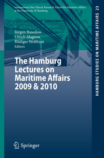 Produktbild: The Hamburg Lectures on Maritime Affairs 2009 & 2010