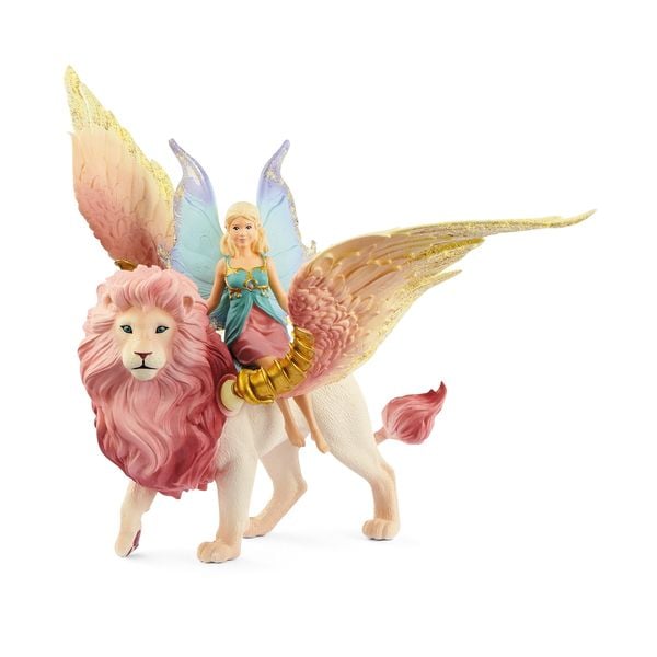 Produktbild: Schleich 70714 - Bayala, Elfe auf geflügeltem Löwe