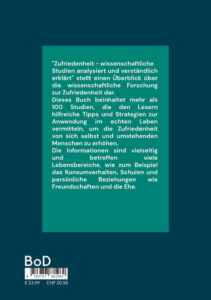 Produktbild: Zufriedenheit