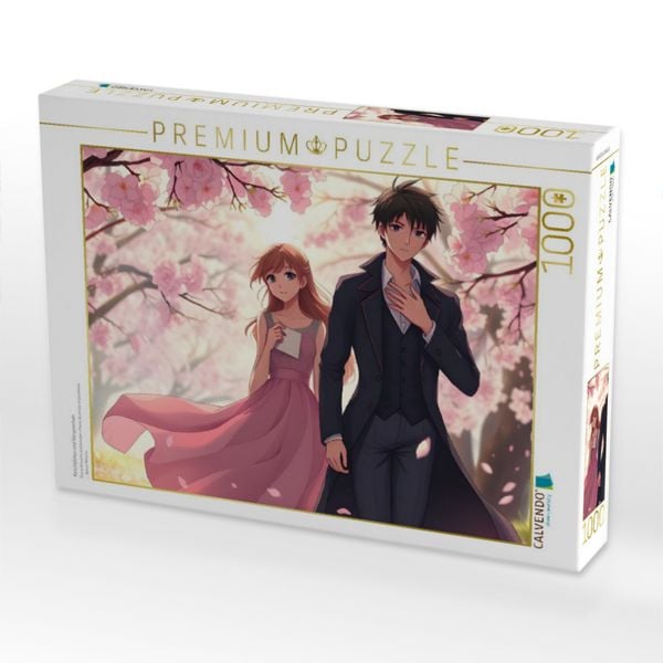 Produktbild: CALVENDO Puzzle Kirschbl&uuml;ten und Versprechen | 1000 Teile Lege-Gr&ouml;&szlig;e 64x48cm Foto-Puzzle f&uuml;r gl&uuml;ckliche Stunden