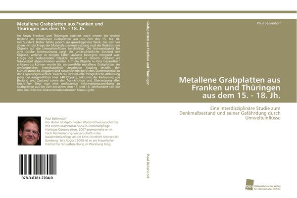Metallene Grabplatten aus Franken und Thüringen aus dem 15. - 18. Jh., Taschenbuch von Paul Bellendorf, Südwestdeutscher Verlag für