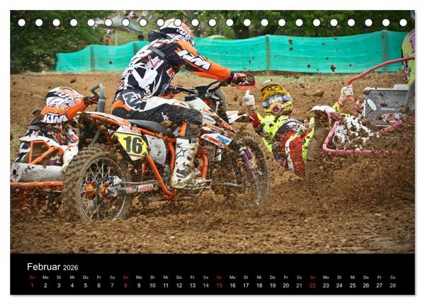 Produktbild: Motocross Kalender - Emotionen auf 2 R&auml;dern (Tischkalender 2026 DIN A5 quer), CALVENDO Monatskalender