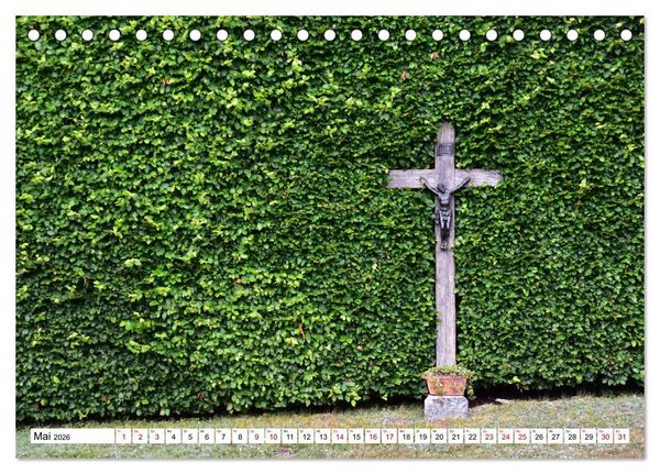 Produktbild: Kreuze und Kruzifixe rund um Simmerath in der Eifel (Tischkalender 2026 DIN A5 quer), CALVENDO Monatskalender