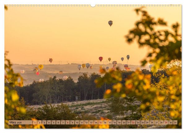 Produktbild: Montgolfiade der Ballone im Sauerland (hochwertiger Premium Wandkalender 2026 DIN A2 quer), Kunstdruck in Hochglanz
