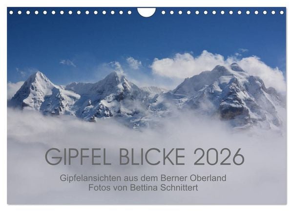 Produktbild: Gipfel Blicke (Wandkalender 2026 DIN A4 quer), CALVENDO Monatskalender