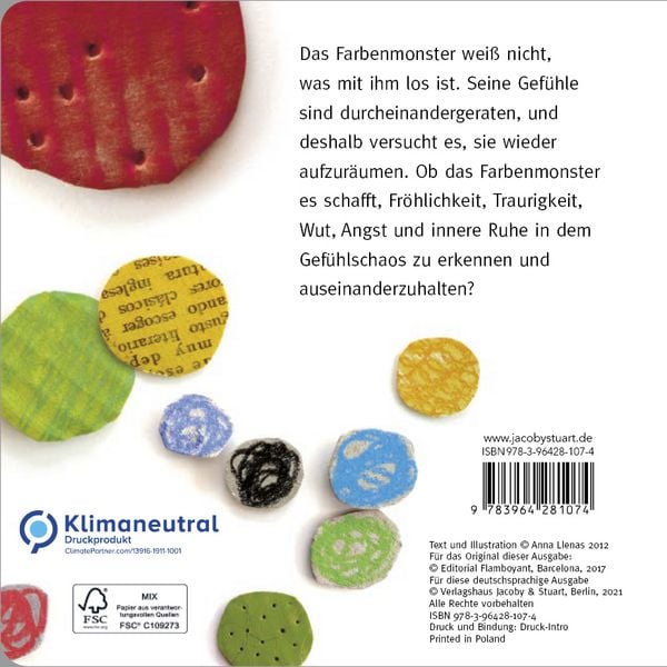 Produktbild: Das Farbenmonster &ndash; Pappausgabe