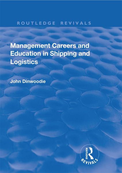 Produktbild: Management Careers and Education in Shipping and Logistics