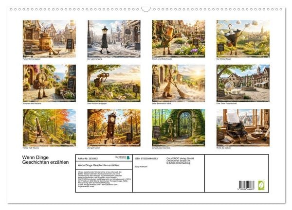 Produktbild: Wenn Dinge Geschichten erz&auml;hlen (Wandkalender 2027 DIN A2 quer), CALVENDO Monatskalender