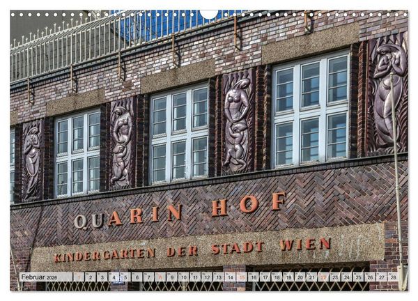 Produktbild: Baukunst des Roten Wien (Wandkalender 2026 DIN A3 quer), CALVENDO Monatskalender