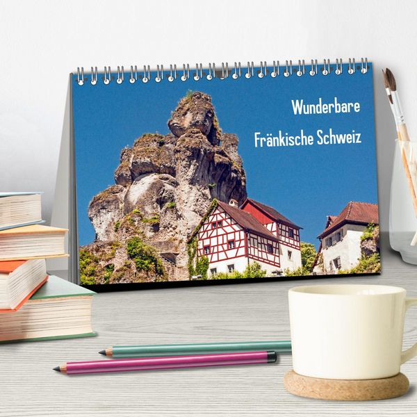 Produktbild: Wunderbare Fr&auml;nkische Schweiz (Tischkalender 2026 DIN A5 quer), CALVENDO Monatskalender