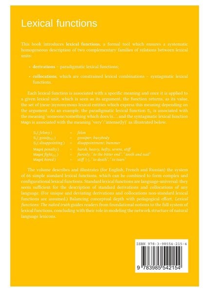 Produktbild: Lexical functions