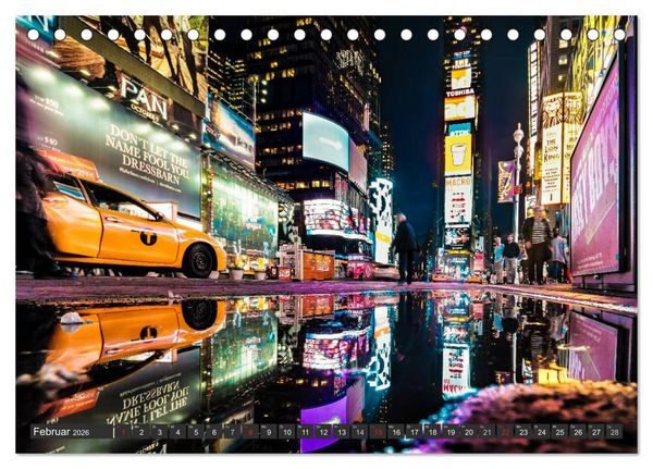 Produktbild: Fernweh New York City (Tischkalender 2026 DIN A5 quer), CALVENDO Monatskalender