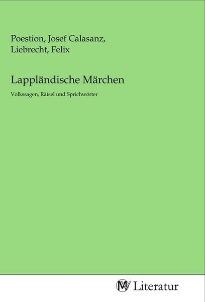 Lappländische Märchen, Taschenbuch von , MV-Literatur, 9783968746623
