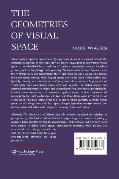 Produktbild: The Geometries of Visual Space