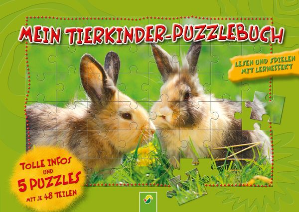 Produktbild: Mein Tierkinder-Puzzlebuch f&uuml;r Kinder ab 6 Jahren