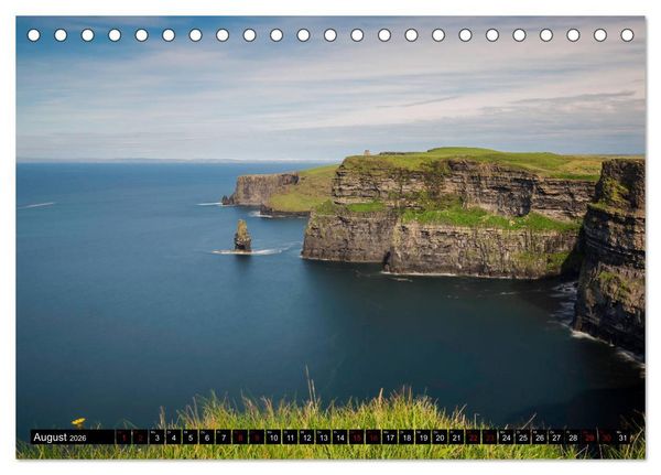 Produktbild: Irland - Feine Ausblicke (Tischkalender 2026 DIN A5 quer), CALVENDO Monatskalender