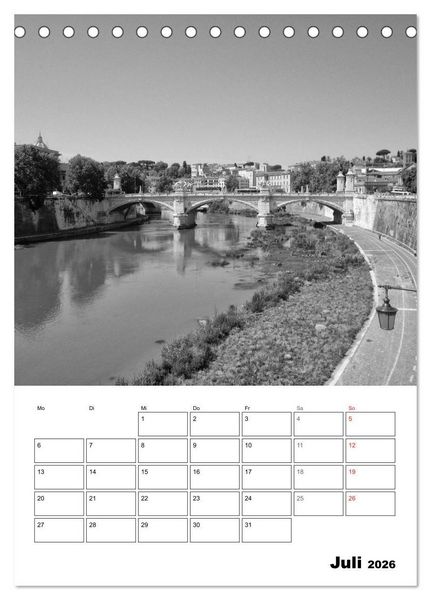 Produktbild: Die ewige Stadt Rom (Tischkalender 2026 DIN A5 hoch), CALVENDO Monatskalender