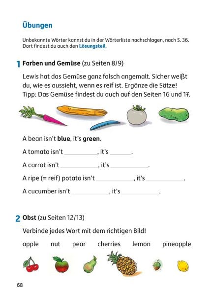 Produktbild: Mein buntes Vokabelheft. Englisch 3./4. Klasse, A5-Heft