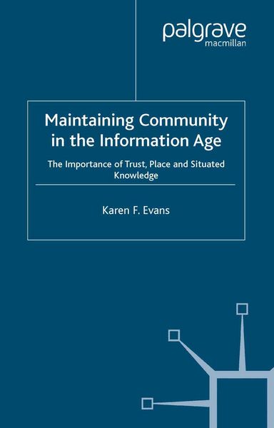 Produktbild: Maintaining Community in the Information Age