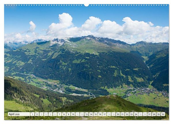 Produktbild: Graub&uuml;ndner Landschaften (Wandkalender 2026 DIN A2 quer), CALVENDO Monatskalender