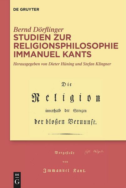 Produktbild: Studien zur Religionsphilosophie Immanuel Kants