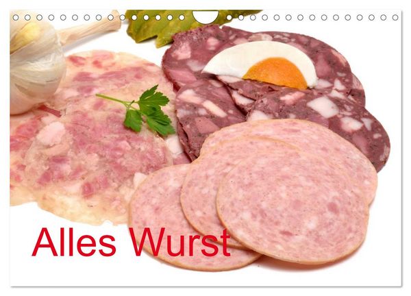 Produktbild: Alles Wurst (Wandkalender 2026 DIN A4 quer), CALVENDO Monatskalender