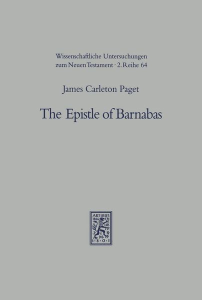Produktbild: The Epistle of Barnabas