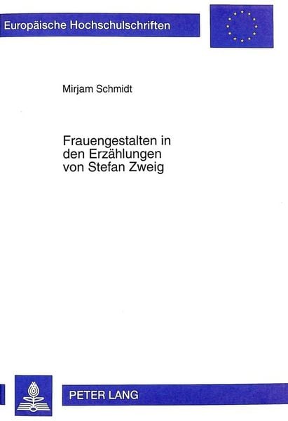 Produktbild: Frauengestalten in den Erz&auml;hlungen von Stefan Zweig
